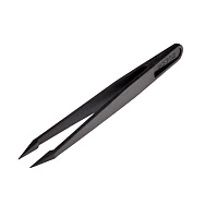 Пінцет біжутерний пластиковий, 12 см, Чорний (INS-014189)