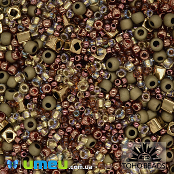Бісер японський TOHO MIX-3205, Бронза (BIS-039378)