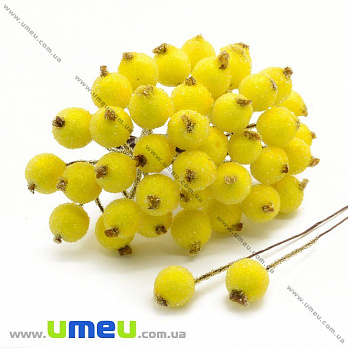 Калина в цукрі, 12 мм, Жовта (DIF-015073)