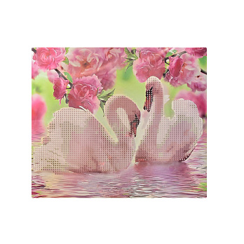 Набор алмазной живописи на картоне 25х21 см, Романтика (SXM-052462)