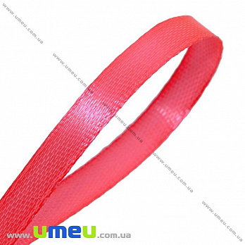 Атласная лента, 6 мм, Коралловая (LEN-014494)