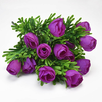 Букет камелий, 34 см, Фиолетовый (DIF-059311)