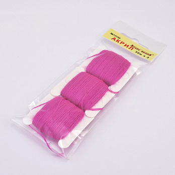 Акриловые нитки, №12130, Розовые яркие (MUL-058849)