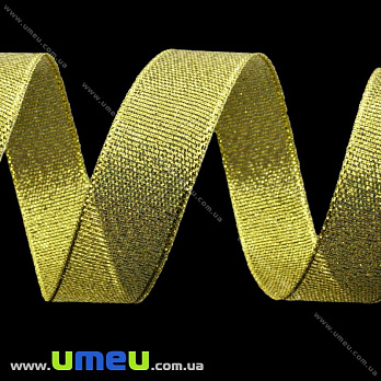 Лента парчовая, 50 мм, Золотистая (LEN-022611)