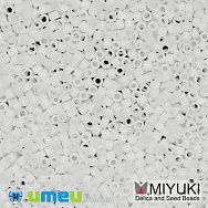 Бисер японский Miyuki Delica 15/0 DBS200, Белый (BIS-049657)