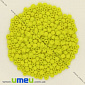 Бисер китайский крупный, 6/0, Желтый натуральный, 4 мм (BIS-000618)