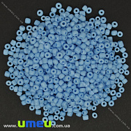 Бисер китайский крупный, 6/0, Голубой натуральный, 4 мм (BIS-000619)