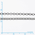 Цепь, Темное серебро, 2 мм (ZEP-056065)