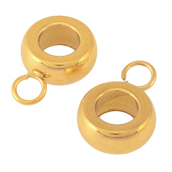 Бейл из нержавеющей стали, 13х9х4 мм, Золото (STL-055872)