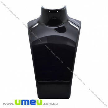 Подставка под колье акриловая Бюст, 20х14 см, Черная (UPK-034720)