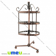 Демонстраційна металева підставка під сережки, 24х12 см (UPK-004007)