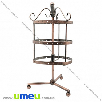 Демонстрационная металлическая подставка под серьги, 24х12 см (UPK-004007)