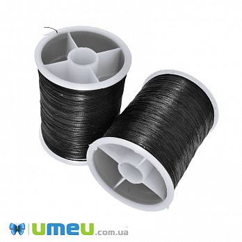 Нить металлизированая Люрекс 0,1 мм, Черная (MUL-048154)
