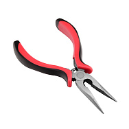 Інструмент Тонкогубці з кусачками, Червоний, 14 см (INS-053923)