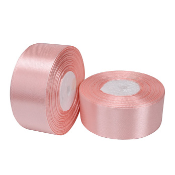 Атласная лента, 40 мм, Розовая (LEN-054609)
