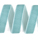 Лента бархатная, 15 мм, Бирюзовая (LEN-061440)