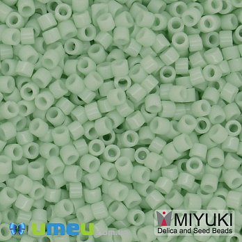 Бісер японський Miyuki Delica 15/0 DBS1496, М'ятний світлий (BIS-049674)
