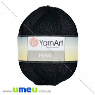 Пряжа YarnArt Pearl 90 г, 270 м, Чорна 107 (YAR-025342)