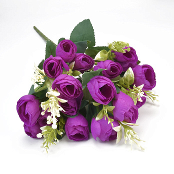 Букет камелій, 42 см, Фіолетовий (DIF-059306)