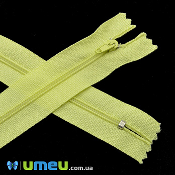 Блискавка спіральна нероз'ємна, 18 см, Тип 3, Лимонна (ZIP-045088)