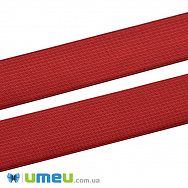 Резинка плоска 25 мм, Червона (LEN-046132)