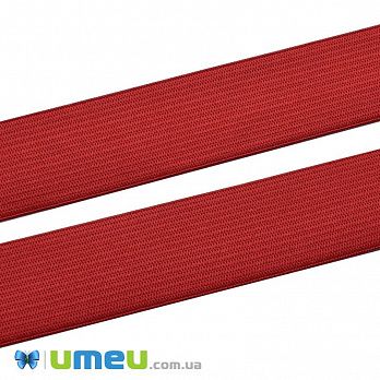 Резинка плоская 25 мм, Красная (LEN-046132)