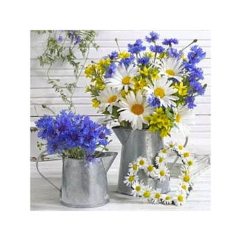 Набор алмазной живописи на подрамнике 30х30 см, Полевые цветы (SXM-052424)