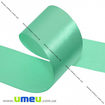 Атласна стрічка, 50 мм, Бірюзова (LEN-017067)