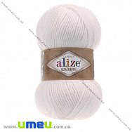 Пряжа Alize Alpaca Royal 100 г, 250 м, Біла 55 (YAR-029566)
