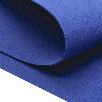 Фоамиран, 2 мм, Синий, 20х30 см (FOM-037136)