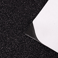 Фоамиран глиттерный на клеевой основе, 2 мм, Черный, 20х30 см (FOM-023800)