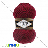 Пряжа Alize Lanagold 100 г, 240 м, Вишнева 390 (YAR-023305)