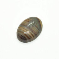 Кабошон нат. камінь Агат коричневий, Овал, 24,8х17,8 мм (KAB-059217)