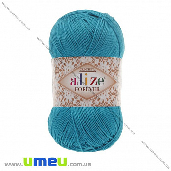Пряжа Alize Forever 50 г, 300 м, Бірюзова 16 (YAR-025179)