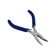Інструмент Тонкогубці вигнуті, Синій, 12,5 см (INS-053914)
