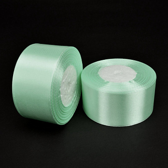 Атласна стрічка, 40 мм, М'ятна (LEN-057575)