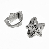 Бусины мет. Морская звезда, 17х16 мм, Античное серебро (BUS-016919)