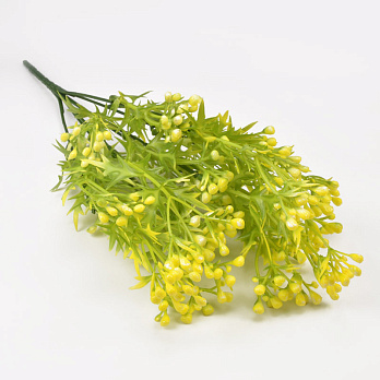 Ветка с ягодами, 37 см, Желтая (DIF-056952)