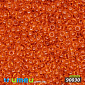 Бісер чеський №106/90030, Помаранчевий темний, Прозорий, 10/0 (BIS-005753)