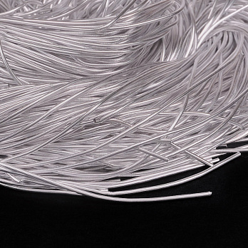 Канитель гладкая 1 мм, Серебристая (KNT-027982)