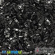 Бисер японский Miyuki QUARTER TILA №401, 5х1,2 мм, Черный (BIS-046088)