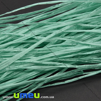Рафія 5 мм, Бірюзова глянцева (KNT-037309)