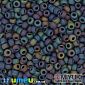 Бісер японський Miyuki круглий RR 8/0 №401FR, Ірис синій матовий (BIS-045942)