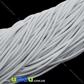 Резинка кругла, 4 мм, Біла (LEN-028564)