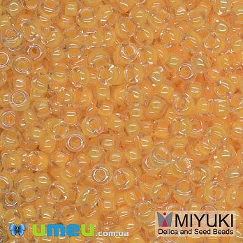 Бісер японський Miyuki круглий RR 11/0 №1121, Помаранчевий неоновий (BIS-045670)