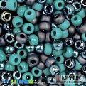 Бисер японский Miyuki круглый RR 6/0 №mix31, Бирюзовый (BIS-049828)