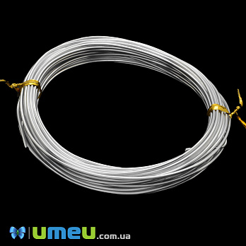 Дріт алюмінієвий, 1,5 мм, Сріблястий (LES-046883)
