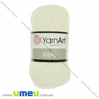Пряжа YarnArt Ideal 50 г, 170 м, Молочная 222 (YAR-025209)