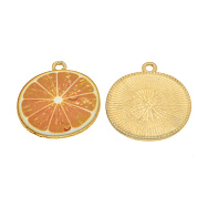 Подвеска метал. Апельсин, 26х23 мм, Золото (POD-054722)