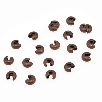 Намистини затискні Крімп, 5 мм, Мідь (BUS-012409)